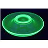Image 2 : Green Uranium Depression Glass Rolled Edge Center Console Bowl
