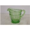 Image 6 : Small Uranium Glass Creamer - Doric Pattern