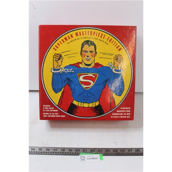 Exclusive 8" Statue of 1938 Superman with Reprint of the First Superman
