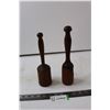 Image 1 : (2) Wooden Mashers