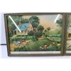 Image 2 : (2) American Homestead Season Framed Pictures- 13"x10"