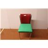 Image 1 : * Vintage Vinyl Chair w/Metal Frame
