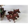 Image 2 : Vintage Cast Iron - Horse Pulled Fruit & Vegetable Wagon