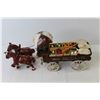 Image 5 : Vintage Cast Iron - Horse Pulled Fruit & Vegetable Wagon