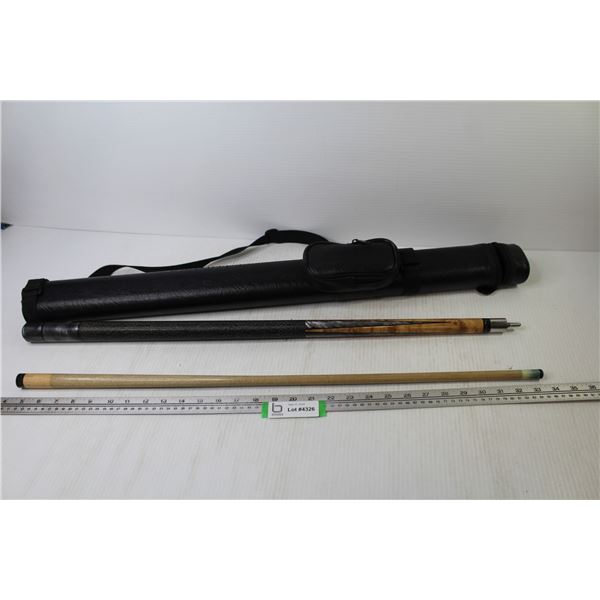 Case Pool Cue (feels like a 19 Oz)