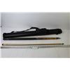 Image 1 : Case Pool Cue (feels like a 19 Oz)