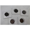 Image 3 : (5) Large Canadian Pennies (1901-02-03-04-05)