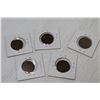 Image 3 : (5) Large Canadian Pennies (1911-12-13-14-15)