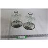 Image 1 : (2) Sterling Silver Overlay Candlesticks