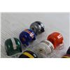 Image 3 : (2x Bid Price) (11) NFL Mini Football Helmets, (2) Mini MLB Helmets