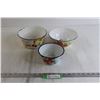 Image 1 : (3) Enamel Bowls