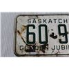Image 2 : Saskatchewan Golden Jubilee 1955 License Plate