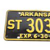 Image 2 : Arkansas 1971 License Plate