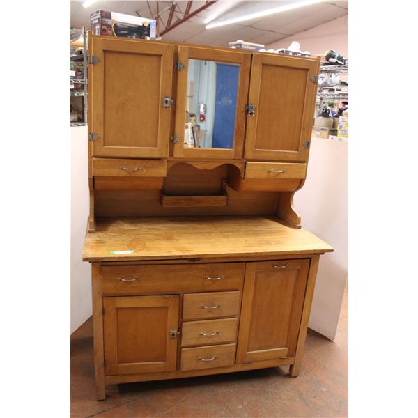 * Hoosier 2-Piece Kitchen Cabinet - 24" x 44 1/2" x 65" High