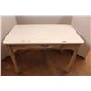 Image 1 : * Vintage Enamel-Top Kitchen Table with Drawer - 25" x 41" x 28" High