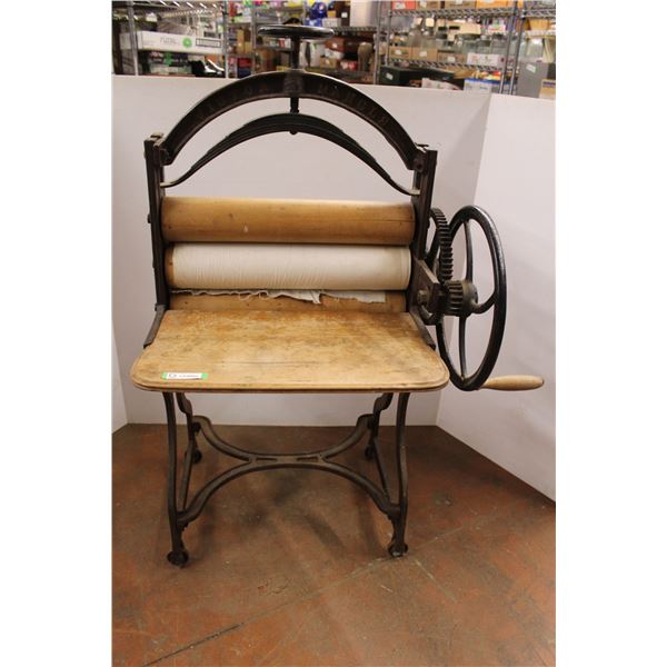 * Taylor Victor Cast Iron Mangle on Stand - 58" High