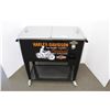 Image 1 : * Harley-Davidson Beverage Cooler on Wheeled Cart - 15" x 35" x 34" High
