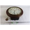 Image 1 : 1880 Sessions Ships Clock with Pendulum