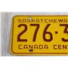 Image 2 : 1967 Saskatchewan License Plate