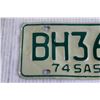 Image 2 : 1974 Saskatchewan Motorcycle Plate