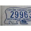 Image 2 : 1989 Northwest Territories Polar Bear License Plate