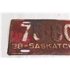 Image 2 : 1938 Saskatchewan License Plate