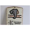 Image 2 : Elephant Brand Thermometer Sign - 7 1/2" x 24"