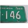 Image 4 : Saskatchewan 1969 License Plate
