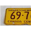 Image 2 : Saskatchewan 1967 License Plate