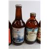 Image 4 : (8) Assorted Collectible Glass Bottles - Diet Pepsi: Uh Huh!, Red Deer Pil, Summit, 6/8 are Sealed