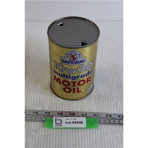 Safeway 10w30 Multigrade Motor Oil Tin