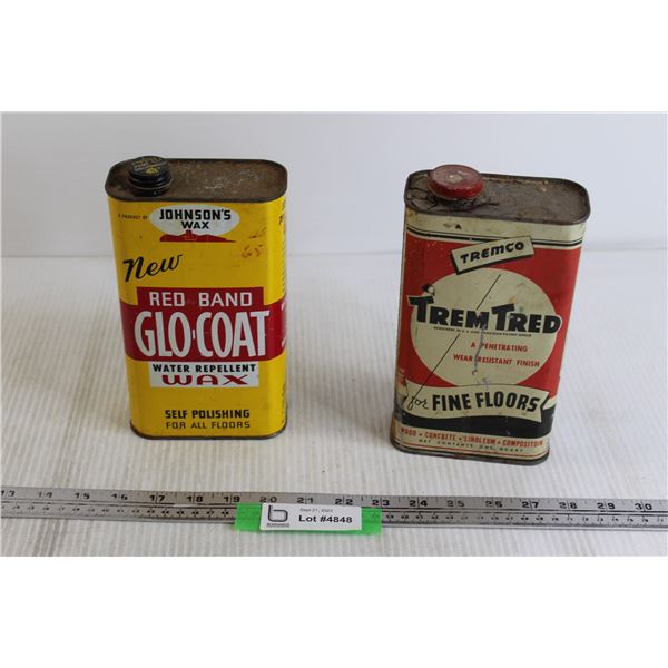 Red Band Glo-Coat Water Repellant Wax, Tremco TremTred for Fine Floors - Both Filled