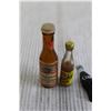 Image 2 : Budweiser Salt/Pepper Shaker, Yoohoo Chocolate Flavored Drink Mini Bottle, North Battleford Pin, (8)