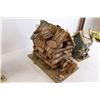 Image 3 : (3) Small Wooden Houses/Birdhouses - Florist Chum House's Roof is Coming Off