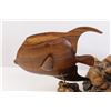 Image 2 : Wooden Fish Sculpture - (1) Wing is Broken