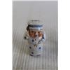 Image 2 : Hand-Painted Vintage Salt Pepper and Condiment Set