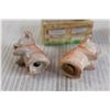 Image 2 : Pig Salt and Pepper Shakers, Man Trinket Holder