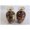 Image 2 : (2) 1910s Satsuma Asian-Inspired Vases