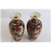 Image 3 : (2) 1910s Satsuma Asian-Inspired Vases