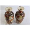 Image 4 : (2) 1910s Satsuma Asian-Inspired Vases