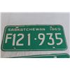 Image 2 : (2) Saskatchewan 1969 License Plates