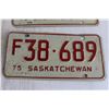 Image 3 : Pair of Saskatchewan 1975 License Plates