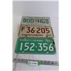 Image 1 : (3) Saskatchewan License Plates - 1969, 1971, 2011