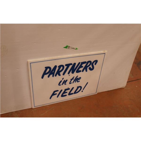 Partners in the Field Technology Sign - 18" x 24"