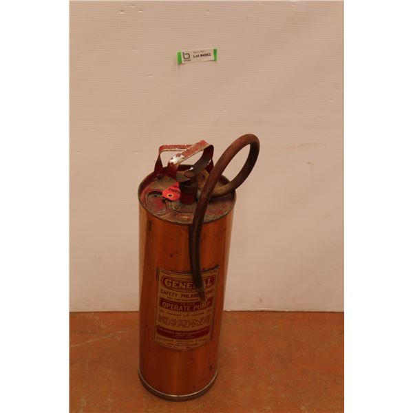 Brass Fire Extinguisher