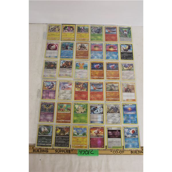 (36) Pokemon Cards in Sleeves