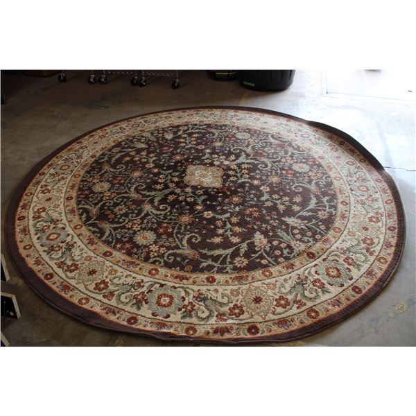 * Round Kathy Ireland Area Rug (101" Across)