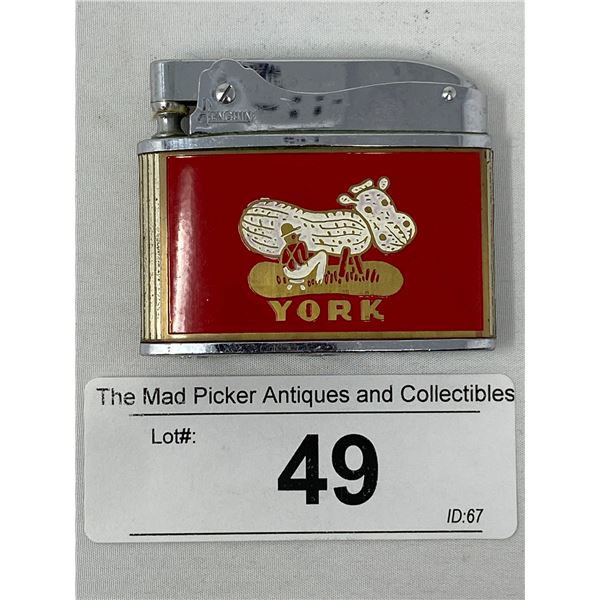Vintage Advertising Lighter York Peanut Butter