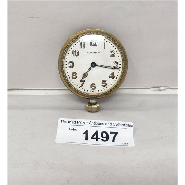 Early Waltham 8 Day Automobile Clock