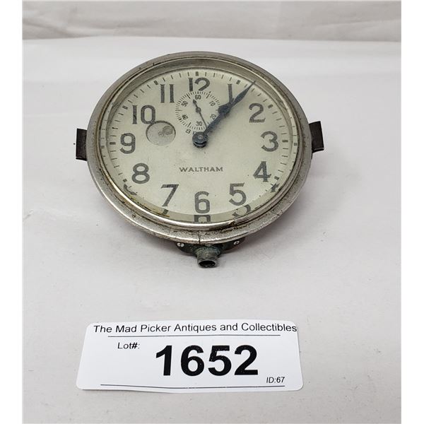 early waltham automobile clock